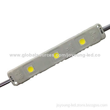 Injection LED Module, 3-piece, Water-resistant, 5050 SMD, 0.75W, IP65
